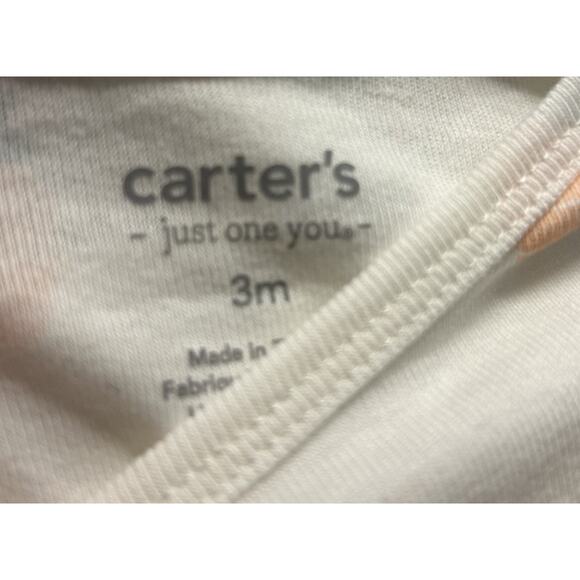Carters (Boys 3M) Carrot Pajama Pants Shirt Set w/ Bunny Rabbit Feet Easter NWT - Picture 5 of 5